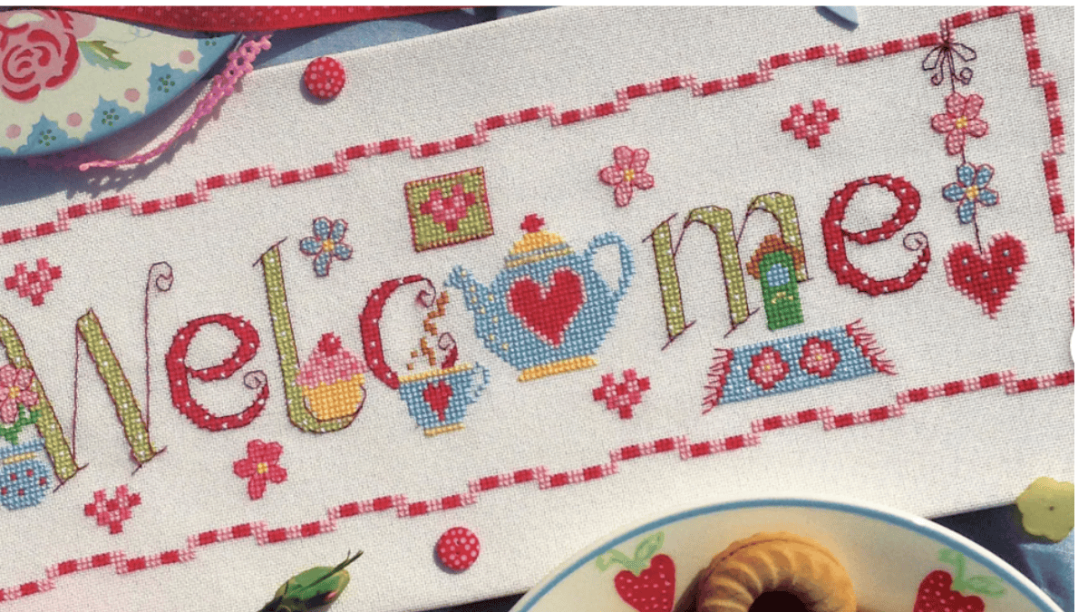 Diy Welcome Pattern Cross Stitch Welcome Patterns - Fun Cross Stitch Patterns