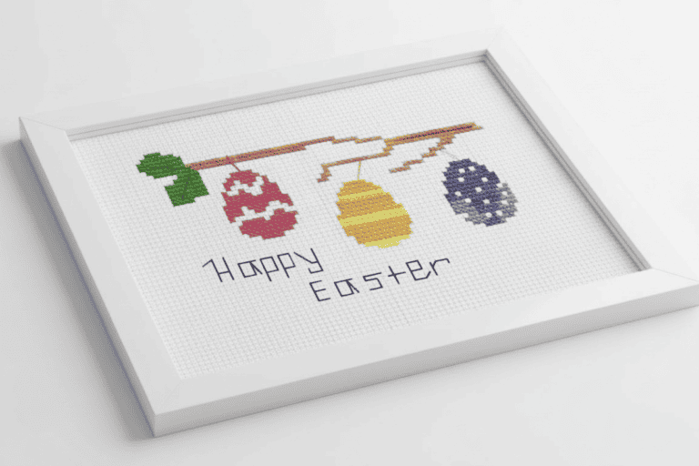 Easter Eggs Cross stitch pattern