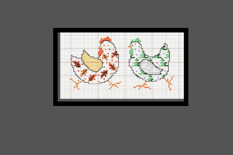 Chicken Cross Stitch Pattern