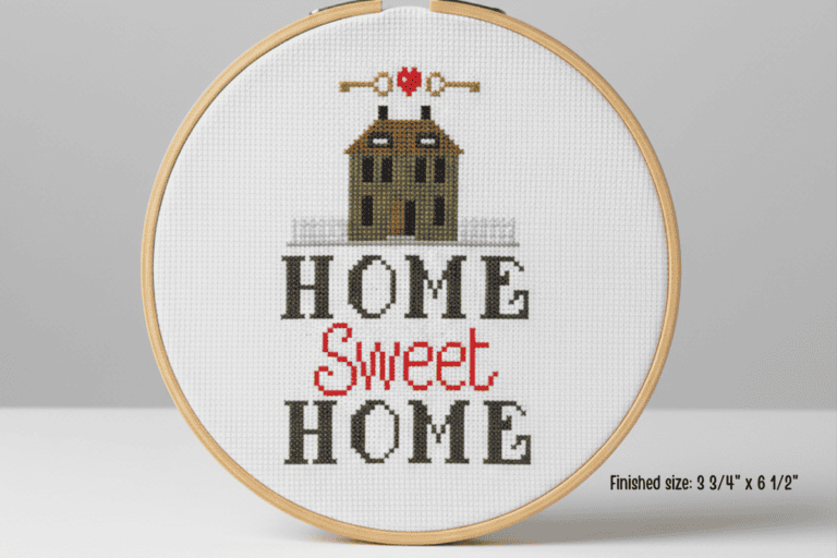 home sweet home cross stitch pattern