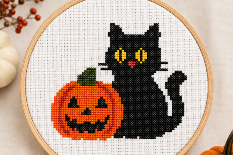 Mini Halloween Cross Stitch