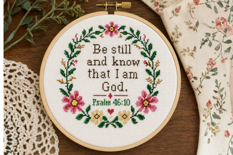 Scripture Mini Cross Stitch Pattern