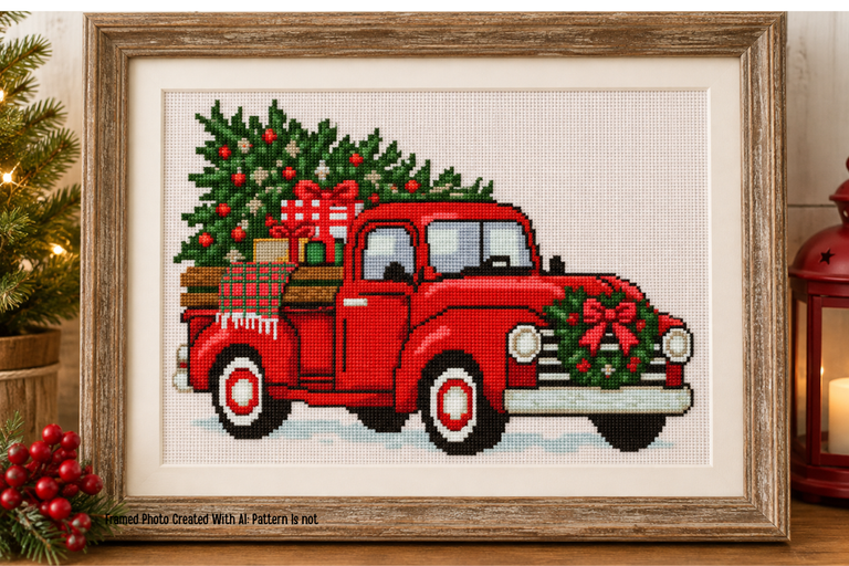 Vintage Christmas Truck